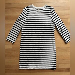 Boden Navy & White Stripe Dress.  Size 8.